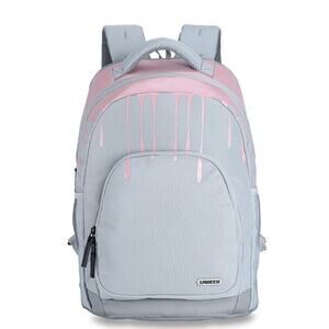 UNIKER Pink Drops School Backpack